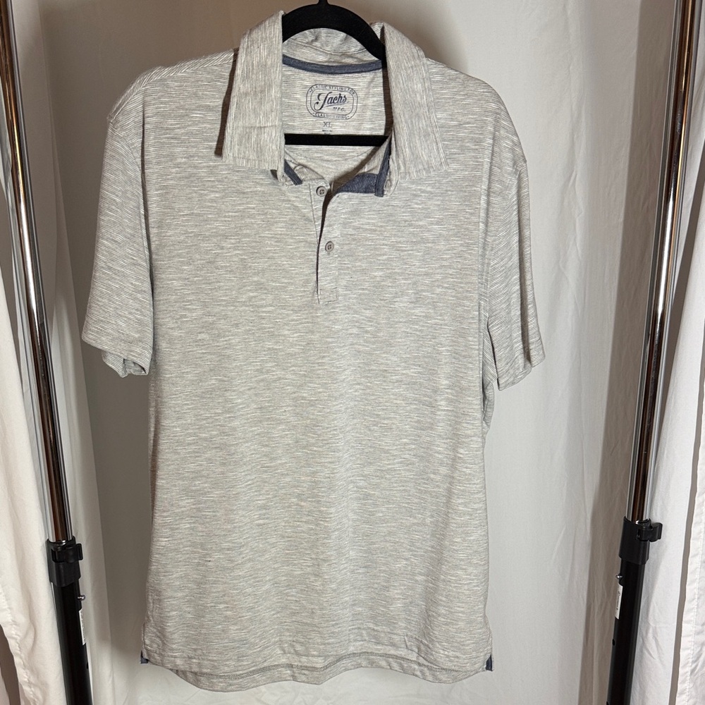 Jacks MFG Light Heather Gray Short Sleeve Polo Shirt